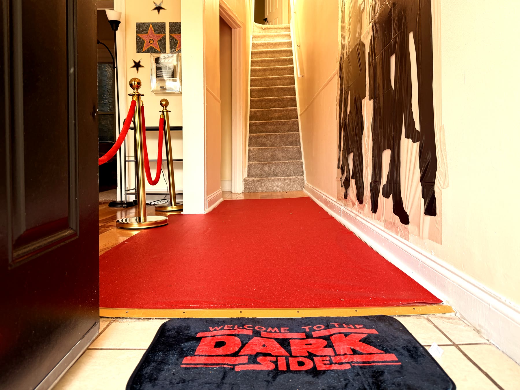 The red carpet at Leia